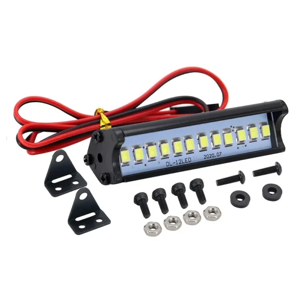 Rc Car Roof Led Light Bar Light 53-149mm Searchlight For 1/10 Trxxas Trx4 Defender Trx6 G63 Axial Scx10 D90 Rgt Yikon Crawler - Image 2