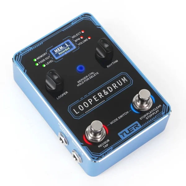 Yuer Looper Drum Guitar Effect Pedal Phrase Loops Drum Machine 40 Storage 100 Drum Rhythms 10 Metronomes Guitar Bass Accessories - Image 4