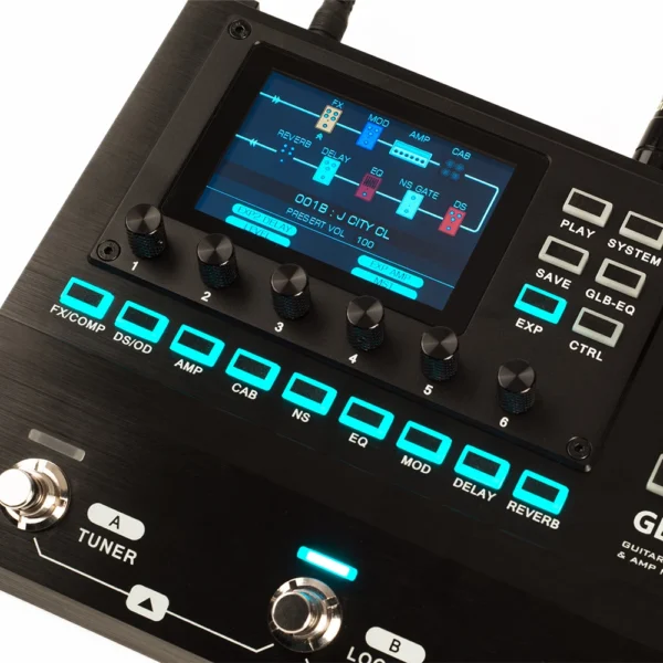 JOYO GEM BOX III Guitar Multi Effects Processor with Expression Pedal 157 Effects IR Cab Simulation Guitar Bass Amp Modeling - Image 4