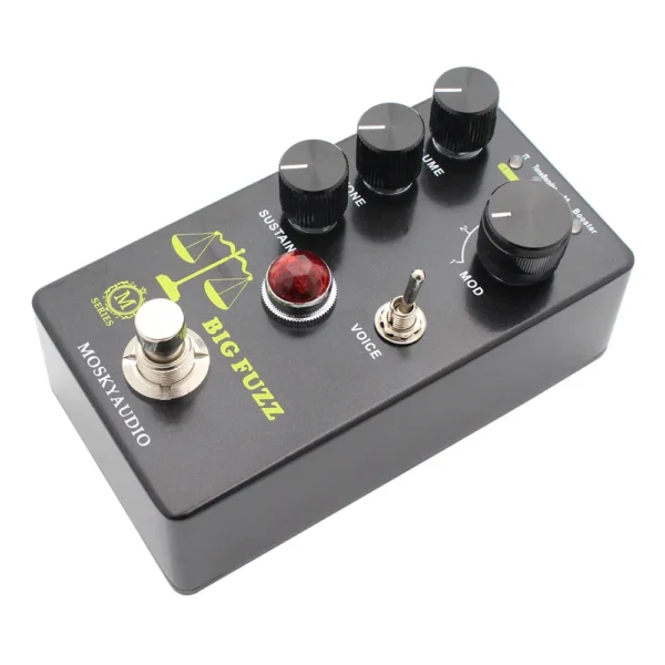 Mosky Big Fuzz Effect Pedal Fuzz Guitar Pedal with 4 Buttons Suitable for Guitar Bass Accessories - Image 5