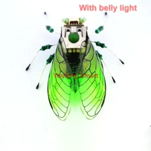 [Cicada light] STEAM DIY Robotic Insects Science Invention Electronic Animal for School Competition Non-soldered DIY Kit Stem Toys Robot Animal