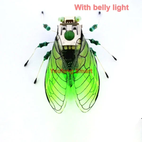[Cicada light] STEAM DIY Robotic Insects Science Invention Electronic Animal for School Competition Non-soldered DIY Kit Stem Toys Robot Animal