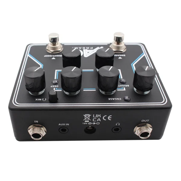 NEW Bass AG Preamp Bass Effect Pedal With DI 4-Band EQ Headphone Out AUX In fast response a wide tone Clone Aguilar AG Preamp - Image 4