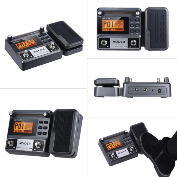 MOOER GE100 Guitar Multi-effects Processor Effect Pedal with Loop Record Tuning Tap Tempo Rhythm Scale & Chord Lesson Function - Image 3