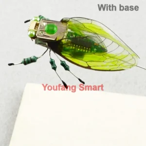 [Cicada with base] STEAM DIY Robotic Insects Science Invention Electronic Animal for School Competition Non-soldered DIY Kit Stem Toys Robot Animal