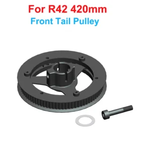 [Front Tail Pulley] ALZRC - R42 FBL KIT RC Helicopter DIY R42 Helicopter Replacement Parts R42 Tail Pitch Slider Set R42 Plastic Bell Crank Lever
