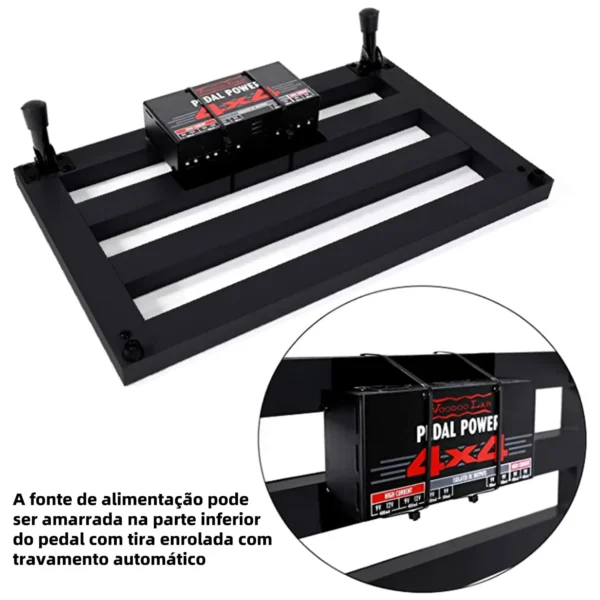 Ghost Fire Customized Unique Foot Stand Guitar Pedal Board Case SPL-04 Pedalboard Guitar Effect Pack With Carry Bag - Image 5