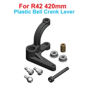 [Bell Crank Lever] ALZRC - R42 FBL KIT RC Helicopter DIY R42 Helicopter Replacement Parts R42 Tail Pitch Slider Set R42 Plastic Bell Crank Lever