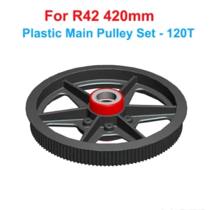 [Main Pulley Set] ALZRC - R42 FBL KIT RC Helicopter DIY R42 Helicopter Replacement Parts R42 Tail Pitch Slider Set R42 Plastic Bell Crank Lever