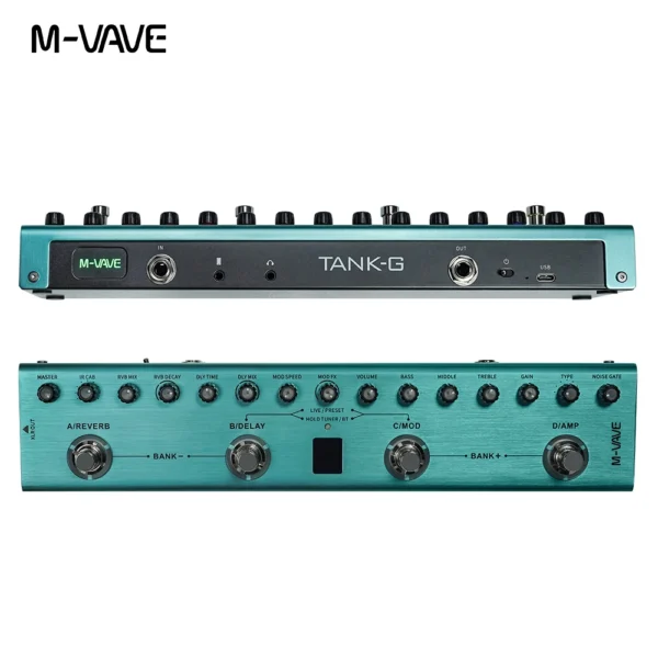 [Tank-G] M-VAVE Multi Effects Pedal Guitar Pedal MK300/Blackbox/Tank-G/Tank-B/TANK-MINI/Cube Baby/LOST TEMPO Electric Guitar Effect Pedal