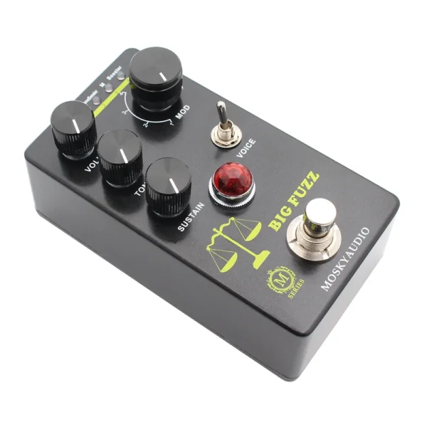 Mosky Big Fuzz Effect Pedal Fuzz Guitar Pedal with 4 Buttons Suitable for Guitar Bass Accessories - Image 2