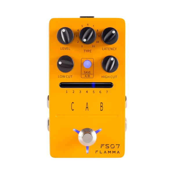 FLAMMA FS07 IR Cabinet Simulation Pedal Cab Simulation Guitar Effects Pedal Impuse Response Loader 7 Presets 11 Factory IR - Image 3
