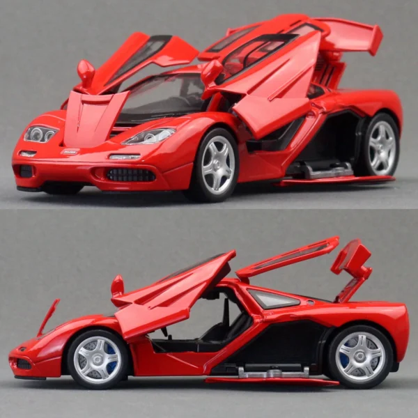 1/32 McLaren F1 GTR Super Sport Toy Car Model Diecast Vehicle Miniature Sound & Light Collection Gift For Children Kid Boys - Image 4