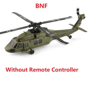 Wltoys XK K170 UH-60L BNF (Without Remote Controller) 4CH 6-axis Gyroscope Brushless Motor Military Green RC Helicopter