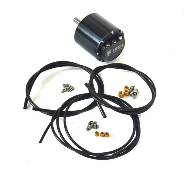 Metal Hydraulic Motor for Tamiya 1/14 RC Truck 1:14 RC Excavator Trailer Tractor LESU DIY Parts