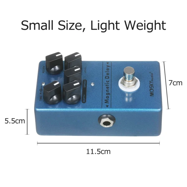 MOSKYaudio Delay Echo Effect Pedal Guitar Effects Delay Effect Pedal - Image 3