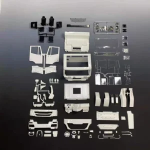 [Unpainted] RC Parts Car Cabin Body Shell for 1/14 Scale RC Truck Tamiyaya Tipper Dumper Car Vehicle Model Accessories Toys TH21808-SMT1