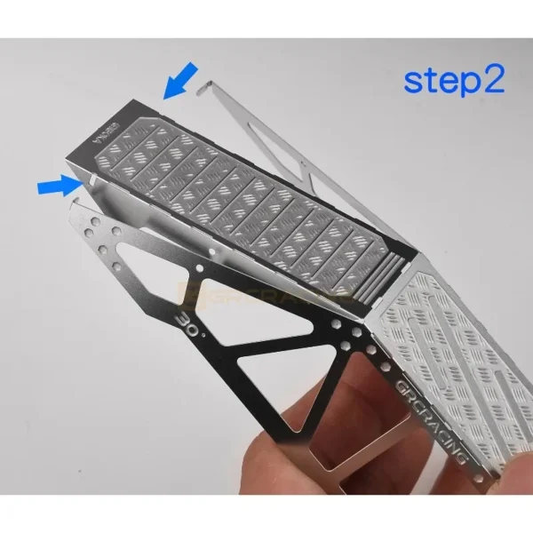 1pcs Stainless Steel One Sided Bridge for 1/18 RC Crawler Traxxas TRX-4M Car Chevrolet K10 Defender Bronco Upgrade Parts - Image 3