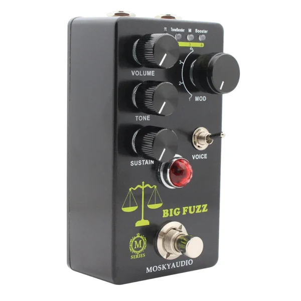 Mosky Big Fuzz Effect Pedal Fuzz Guitar Pedal with 4 Buttons Suitable for Guitar Bass Accessories - Image 3