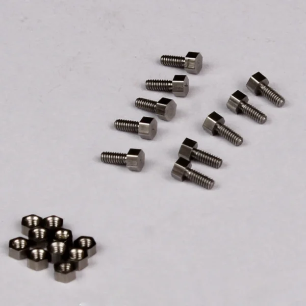 10pcs Stainless Steel 1.6/1.2 Hexagon Screw Nut for 1/14 Tamiya RC Truck Scania 770S MAN Actros 3363 Volvo LXY Car Diy Parts - Image 4