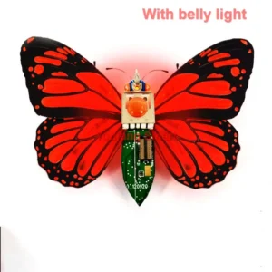 [Butterfly light] STEAM DIY Robotic Insects Science Invention Electronic Animal for School Competition Non-soldered DIY Kit Stem Toys Robot Animal