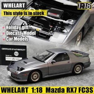 WHELART diecast model 1:18 HEC exhibition limited edition Mazda RX7 FC3S static car model ornament Holiday gift collection