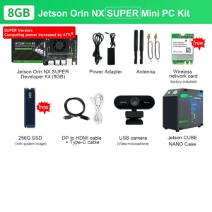 [8GB-MiniPCKit] Jetson Orin NX Developer Kit Super Version with 117/157TOPS Computing Power For Embedded Edge Systems 8GB/16GB RAM Deep Learning