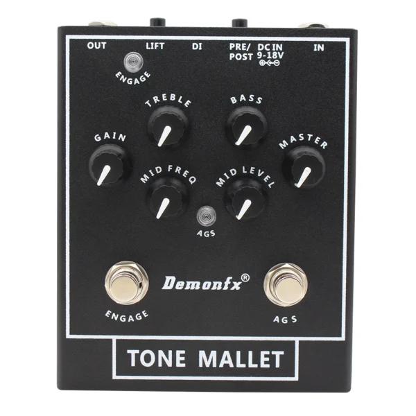 [TONE MALLET] Demonfx Tone Mallet Bass Station Amps Preamp / DI Bass pedal for Electric Bass High QualityNEW