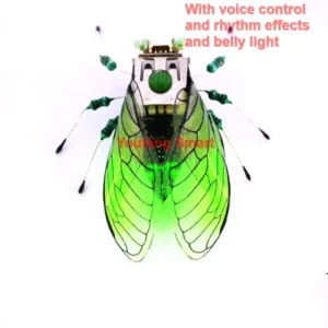 [Voice Rhythm Light] STEAM DIY Robotic Insects Science Invention Electronic Animal for School Competition Non-soldered DIY Kit Stem Toys Robot Animal
