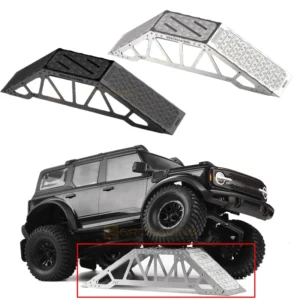 1pcs Stainless Steel One Sided Bridge for 1/18 RC Crawler Traxxas TRX-4M Car Chevrolet K10 Defender Bronco Upgrade Parts