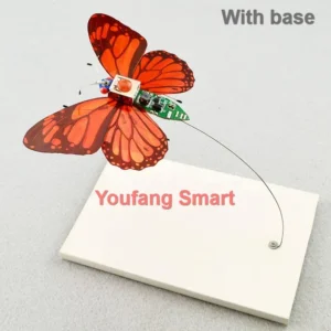 [Butterfly with base] STEAM DIY Robotic Insects Science Invention Electronic Animal for School Competition Non-soldered DIY Kit Stem Toys Robot Animal