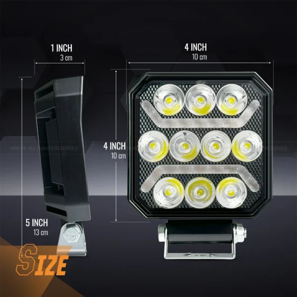 Spot Led Off Road Lights Super Bright Driving Fog Light Boat Lights Driving Lights Led Work Light s for Truck ATV SUV Boat - Image 4