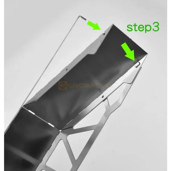 1pcs Stainless Steel One Sided Bridge for 1/18 RC Crawler Traxxas TRX-4M Car Chevrolet K10 Defender Bronco Upgrade Parts - Image 4