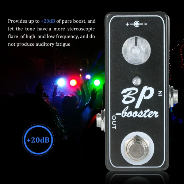 MOSKY Audio Guitar Pedals BP Booster Clean Boost Effect Type True Bypass Switching for Guitar Bass Electro-acoustic Products - Image 4