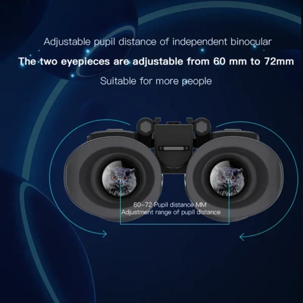 add-32G-TF-Card NV8300 Night Vision Binoculars Goggles 8X Digital Zoom 4K UHD 36MP 3D Head Mount Infrared Night Vision Device Hunting Telescope - Image 4