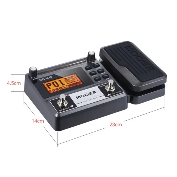 MOOER GE100 Guitar Multi-effects Processor Effect Pedal with Loop Record Tuning Tap Tempo Rhythm Scale & Chord Lesson Function - Image 6