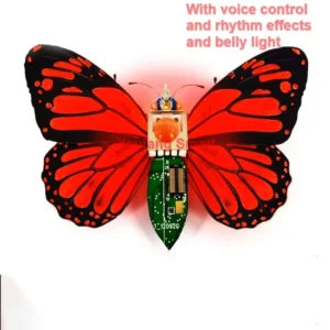 [Voice Rhythm Light] STEAM DIY Robotic Insects Science Invention Electronic Animal for School Competition Non-soldered DIY Kit Stem Toys Robot Animal