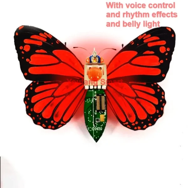 [Voice Rhythm Light] STEAM DIY Robotic Insects Science Invention Electronic Animal for School Competition Non-soldered DIY Kit Stem Toys Robot Animal