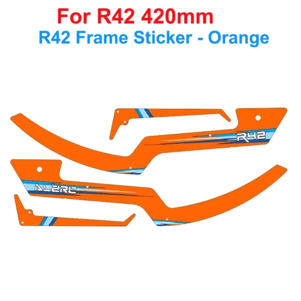 [O Frame Sticker] ALZRC - R42 FBL KIT RC Helicopter DIY R42 Helicopter Replacement Parts R42 Tail Pitch Slider Set R42 Plastic Bell Crank Lever