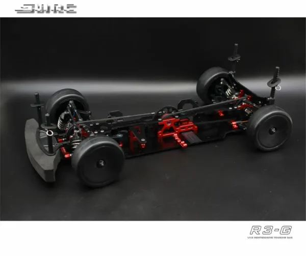 SNRC 120002 R3 G 1 / 10 1:10 RC CAR RC MODEL standard glass fiber center electric room frame 4WD - Image 4