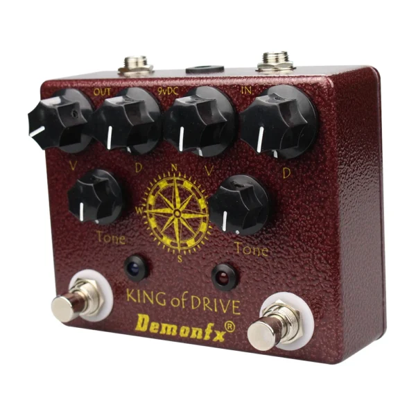 NEW Demonfx High Quality King Of Drive King Of Clone Overload Monoblock Effect King Of Tone Effect Pedal Overdrive - Image 3