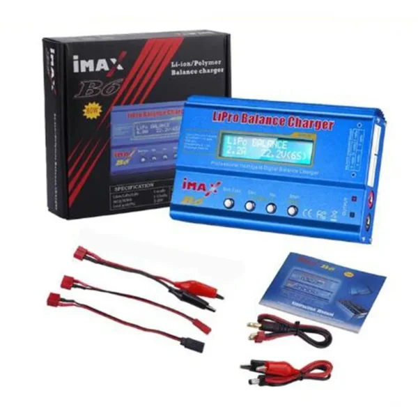 [80W no adapter] iMAX B6 b6ac 80W Battery Charger Lipo NiMh Li Ion Ni Cd Digital RC B6 Lipro Balance Charger Discharger + 12V 5A Adapter