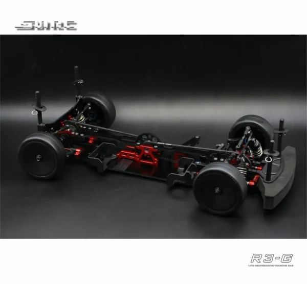 SNRC 120002 R3 G 1 / 10 1:10 RC CAR RC MODEL standard glass fiber center electric room frame 4WD - Image 6