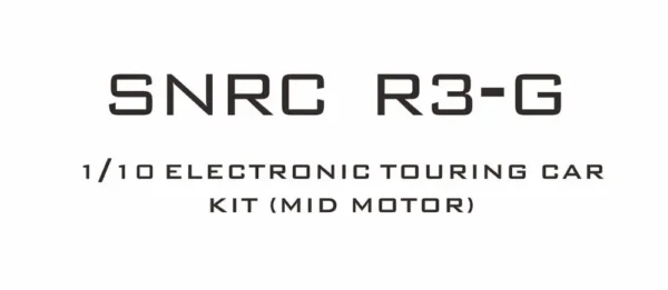 SNRC 120002 R3 G 1 / 10 1:10 RC CAR RC MODEL standard glass fiber center electric room frame 4WD - Image 2