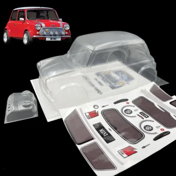 1/10 MINI Classic M Car Shell PVC RC car Body 210mm Wheelbase 165mm Width Transparent Clean For MST TAMIYA CARTEN 3R M Car - Image 6