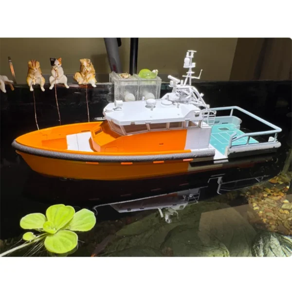 1/72 Realistic Remote Control Model Ship Remote Control Ship Model Kit Rescue Ship Toy Small and Exquisite Boat Model Gifts - Image 6