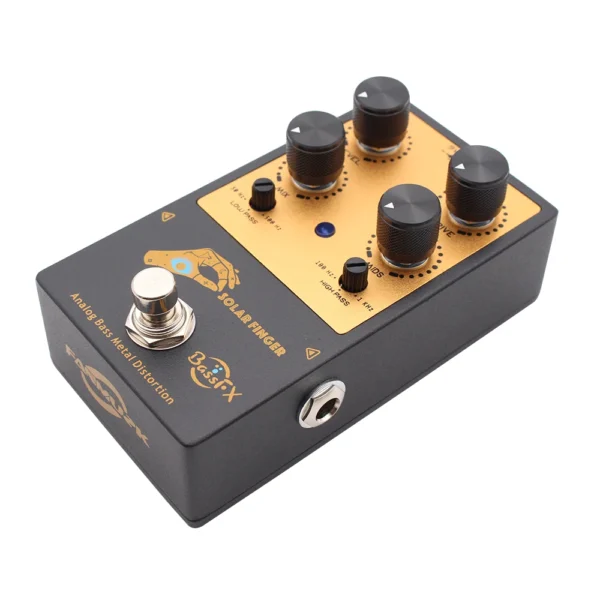 Fanmuzk Analog Bass Metal Distortion Effect Pedal for Electric Bass with Low pass and High pass Control - Image 5