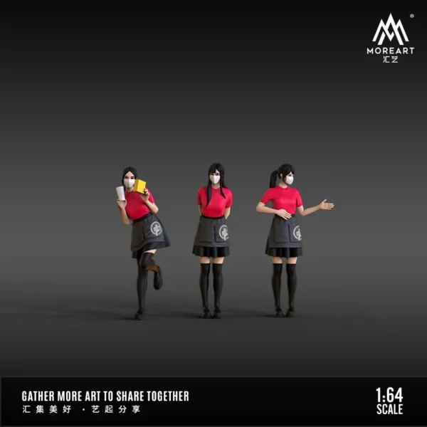 More Art 1:64 Action Figure Set Simulating Resin Decoration Figure Model For Display & Collection & Gift - Image 5