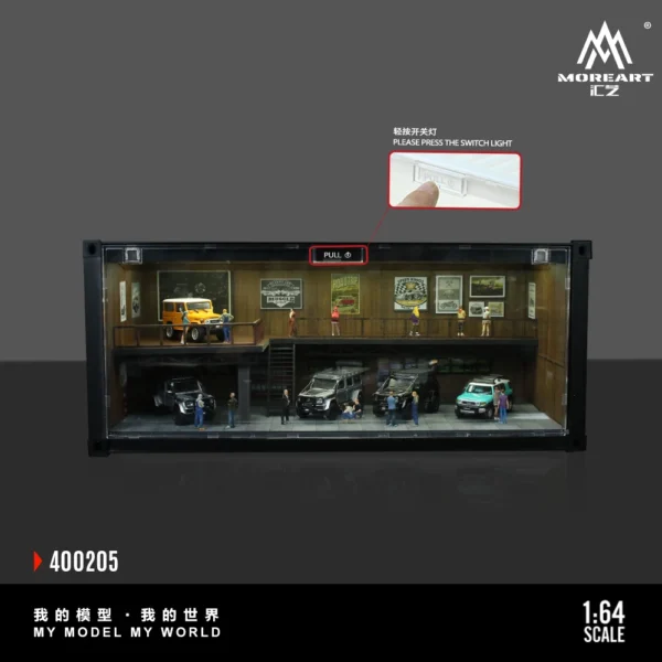 More Art 1:64 Container Repair Shop Lighting Diorama Light Version Diorama for Display&Collection&Gift - Image 5