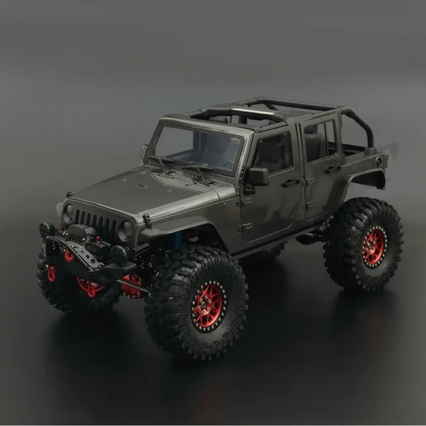 1:10 Scale Convertible Hard Body Kit 313mm Wheelbase for 1/10 RC Crawler Axial SCX10 Wrangler Rubicon TRX4 Redcat GEN8 - Image 2